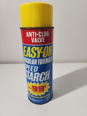 Vintage EASY ON SPEED STARCH Spray REGULAR FRESH LINEN SCENT (22 oz)
