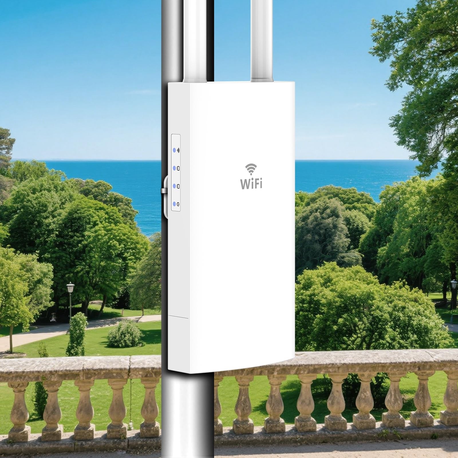 Access Point WiFi Esterno 1200Mbps PoE - Outdoor Range Extender AC1200