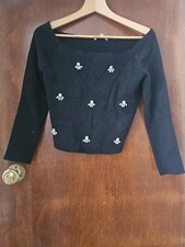 Sweewe Paris Ladies Unusual Sparkly Top M/L Designer