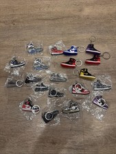 Nike Air Jordan 3d Sneaker Key Chain Set lot Yeezy Nike Air Mag Lot Of 20