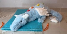 Jellycat Sky Dragon Large - NWT New w Tags - Rainbow Blue Soft - Authentic