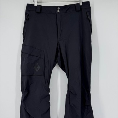 Black Diamond Mens Dawn Patrol LT Pants Black Schoeller Softshell Ski Medium