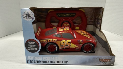 Disney Parks Pixar Cars Lightning McQueen 6" RC Car Nuevo Con Caja - Imagen 6 de 8
