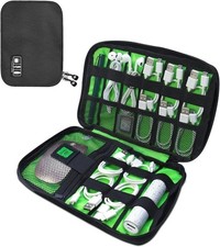 Electronics Organizer,Compact Cable Organizer,Portable Cord Organizer,Travel Bag
