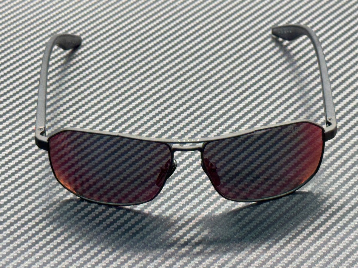 PRADA LINEA ROSSA PS A53S DG008F Rubber Black Red Mirror Men's 62