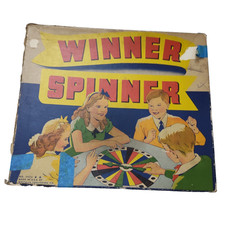 VTG 1940s Whitman Winner Spinner Game No 2974 Made in USA- Children's Game