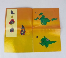 LEGO instructions leaflet for 6037 Witch's Windship Castle Fright Knights 1997