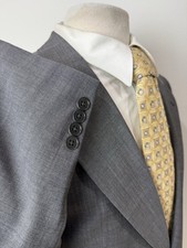 Murano Men’s Gray Nailhead Wool Suit Size 42 R Pants 34 X 30