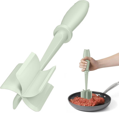 Meat Chopper, Hamburger Grinder, Premium Heat Resistant Smasher for Ground Beef,