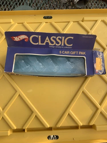 Hot wheels classic vintage vehicles for collectors five car gift pack box only