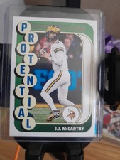 2024 Panini Score J J MCcarthy,RC-10.MINT,GEM,A STAR FOR THE VIKINGS