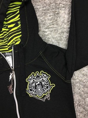 Abbey Dawn Avril Lavigne Black Y2K Goth Grunge Emo Punk Full Zip