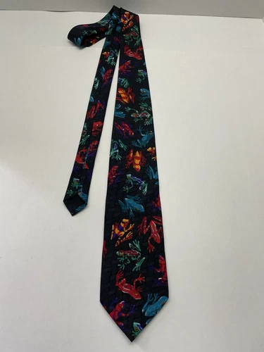Neck Tie Vintage Addiction Frogs 54”x3.75”