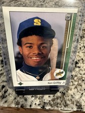 1989 Upper Deck - Ken Griffey Jr #1 - Ultimate Rainbow - Worst Cut Ever Seen
