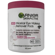 Garnier SKIN ACTIVE Micellar Eye Makeup Remover Pads 100 Count SEALED Fast Ship