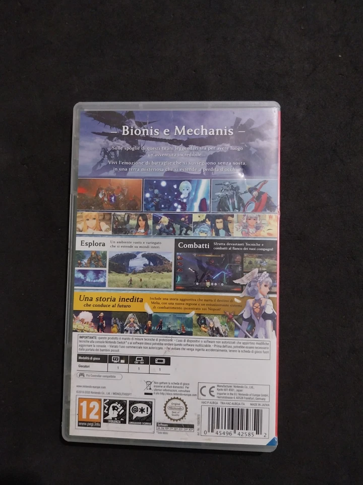 XENOBLADE CHRONICLES DEFINITIVE EDITION NINTENDO SWITCH PAL ITALIANO USATO - Immagine 2 di 3