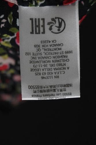 Zadig & Voltaire Girls Smocked Waistband Floral A Line Skirt Black Multi Size 12 - Picture 7 of 7