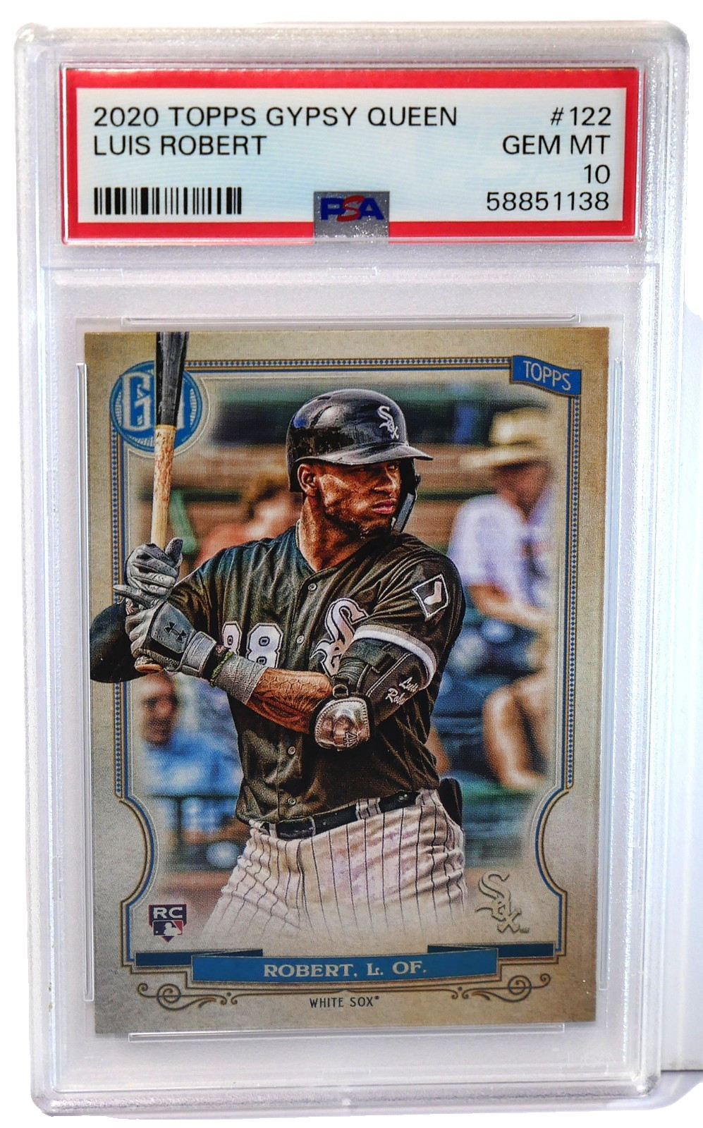2020 TOPPS GYPSY QUEEN LUIS ROBERTS #122 CHICAGO WHITE SOX - PSA 10