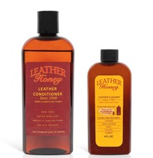 Leather Honey Complete Leather Care Kit Including 4 oz Cleaner and 8 oz Condi...
