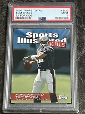 2006 Topps Total Sports Illustrated for Kids Tom Brady #SI23 PSA 9 Mint Patriots