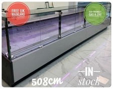NEW 5m (16.7 feet) Commercial Serve Over Counter Cold Display Fridge CARMEN