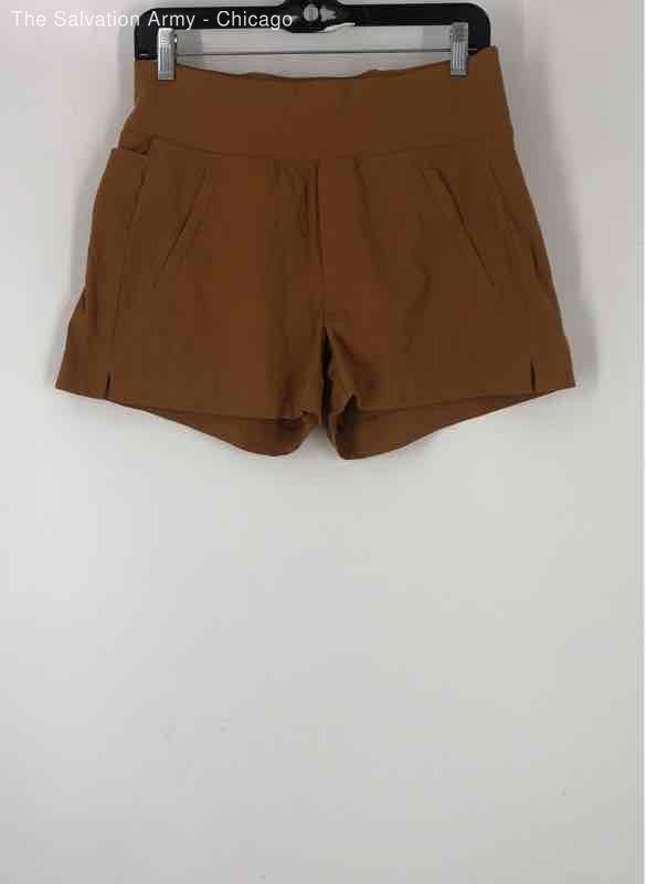 Athleta Womens Brown Trekkie North Elastic Waist Pull-On Athletic Shorts Size 4