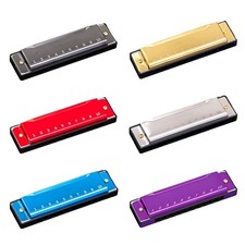 Metal Diatonic Harmonica Key of C Musical Instrument Mouth Organ  Children