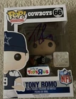 Tony Romo Signed Toys R Us Exclusive NFL Funko Pop Cowboys Legend JSA COA