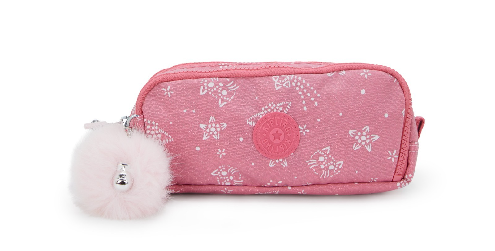 Kipling GITROY Pen case - Glitter Cats RRP £44