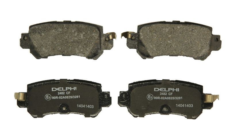 Plaquettes de freins arrière Delphi avec système anti-bruit pour Mazda CX-5