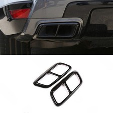 For Range Rover Sport 2018-2023 Glossy Black Rear Tail Exhaust Pipe Muffler Tip