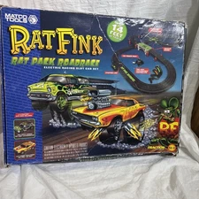 MATCO TOOLS RAT FINK Electric Racing Slot Car Set As-Is Incomplete PDNV615 GUC