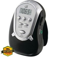 GPX R300S AM/FM Armband Radio with Earbuds - Black