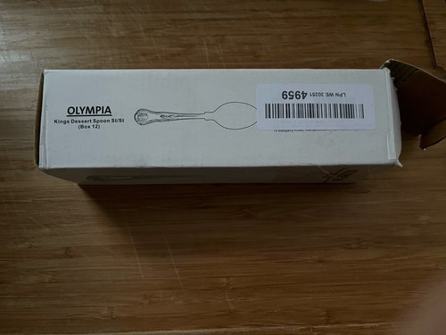 Olympia Dubarry Cutlery Dessert Spoons Set (Pack of 12), Silver, High Polished - Picture 3 of 3