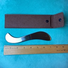 Stainless Steel Gua Sha Full-Body Muscle Metal Massage Tool Scraper Felt Case