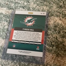 Panini Tyreek Hill Revolution Miami Dolphins Parallel NFL Football Card