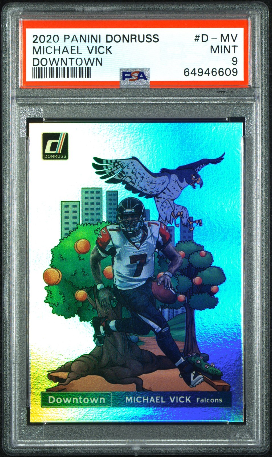 2020 Donruss #D-MV Michael Vick Downtown PSA 9 MINT
