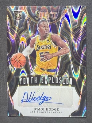 23-24 Panini Select Raywave Prizm  D Moi Hodge RC Youth explosion Auto /15