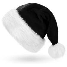 Christmas Hat, Santa Hat for Adults, Touch Soft and Comfortable Velvet Thicke...