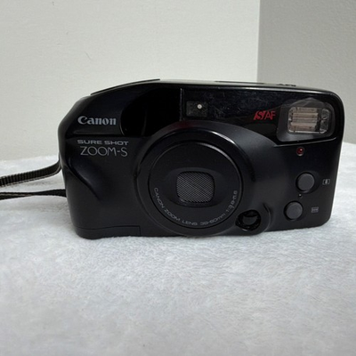 #ad #ad Canon Sure Shot Zoom S 35mm Point amp; Shoot Auto Focus Built in Flash w case *pics $29.99