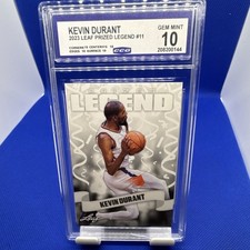 Leaf Prized Legend Insert Kevin Durant #11 CSG 10  2023 (Damaged Slab)