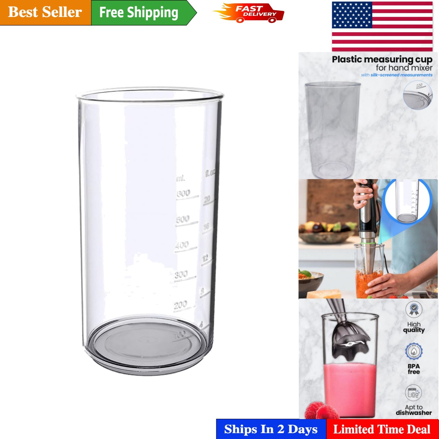 Precision 27 oz Measuring Cup with Stable Base - Ideal for I