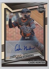 2022 Elite Extra Edition Prime Numbers B Signatures 42/62 Cade Hunter Auto 0l1