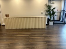 reception desk ivory colour