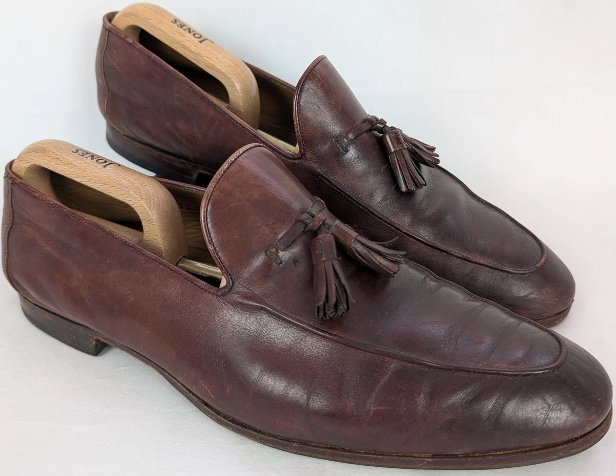 Stuart Weitzman Mens Cognac Brown Leather Tassel Lug Sole Loafers Made‎ in Spain Manolo Tassel Loafer | Norman Vilalta Men main image 4