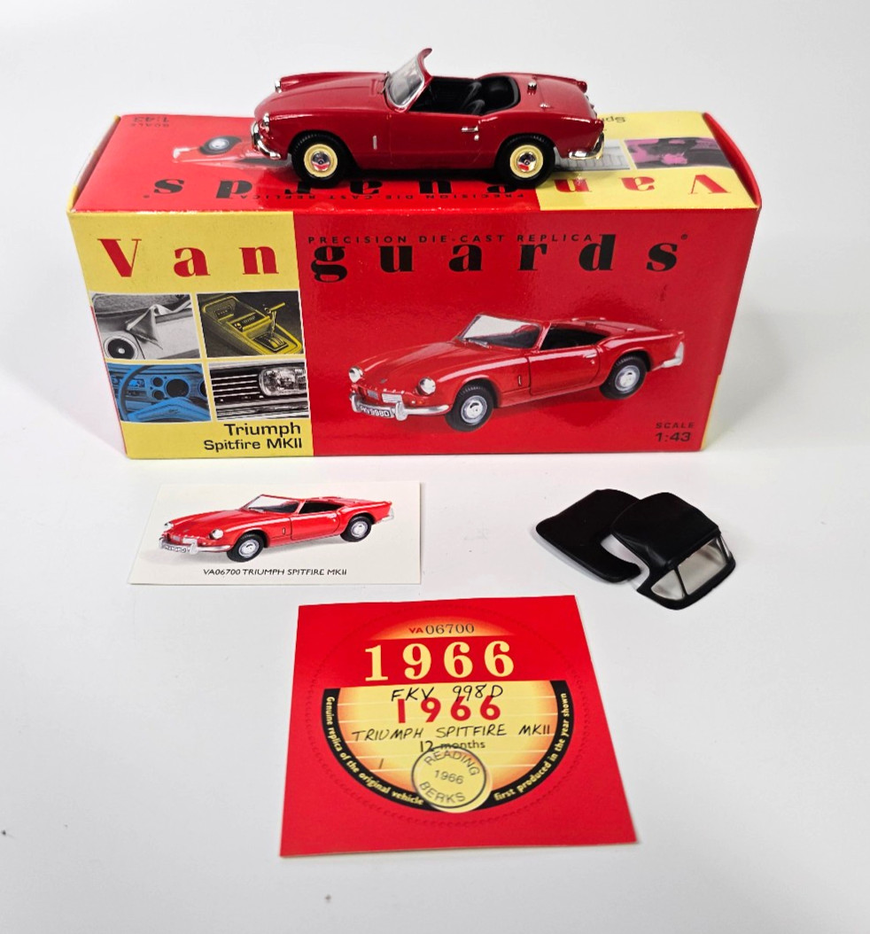 Vanguards VA06700, Triumph Spitfire - Free Price Guide & Review