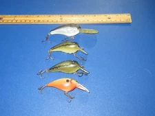 Lot of 4 Blakemore Troubleshooter and Similar Vintage Crankbaits