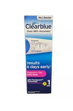 4x Clearblue - Pregnancy Test Ultra Early - 6 Days Early - 1 Test - EXPIRY 01/28