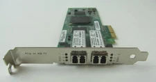 Qlogic QLE2462 4Gbps Dual Port PCI Express X4 Host Bus Adapter, Dell Labeled vt