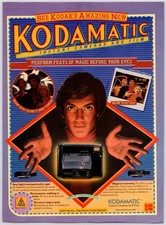 Kodak Kodamatic Instant Camera David Copperfield Magician Vintage Print Ad 1980s